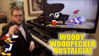 Live Woody Woodpecker Soundtrack on Piano [upl. by Cerellia531]