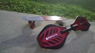 Ripstik VS Skateboard [upl. by Surtimed]