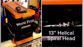 Sherwood 13quot  330mm Helical Spiral head Thicknesser Review [upl. by Giarla]