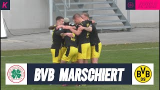 Ohne Knauff amp Tigges BVB II bleibt auf Kurs  Bor Dortmund II  RotWeiß Oberhausen Regionalliga [upl. by Willin964]