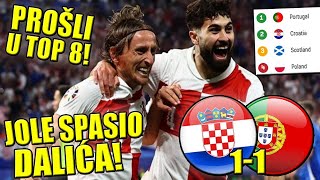 🔴HRVATSKA 11 PORTUGAL  ZASLUŽENO JEDVA PROŠLI LAGANU GRUPU 🔴 [upl. by Eciralc902]