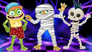 Crazy Frog Dance With Mummies  Funny Crazy Frog Cartoon [upl. by Benedicto]