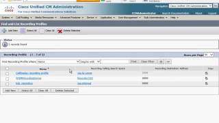 Configuring Recording for CISCO Workforce Optimization [upl. by Spanjian]