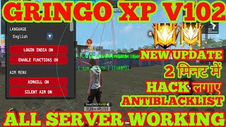 GRINGO XP V102  OB46 FF HACK  GRINGO XP NEW UPDATE  FREE FIRE MOD MENU  GRINGO XP HACK  FF HACK [upl. by Asa]