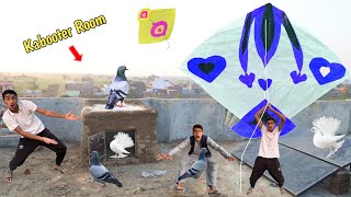 Kite Flying Challenge With Kabooter Room Make At Home [upl. by Joerg]