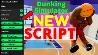 Dunking Simulator SCRIPT 2022  Auto Shoot  Perfect Score  Auto Farm [upl. by Fayette]