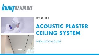 Knauf Danoline Kraft Acoustic Plaster Ceiling System [upl. by Horner]