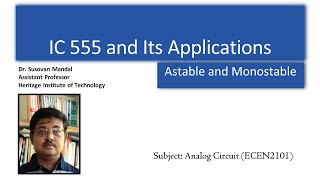 L28 Astable and  Monostable  Operation using  IC 555  Timer  Trigger  Duty Cycle [upl. by Alleris]