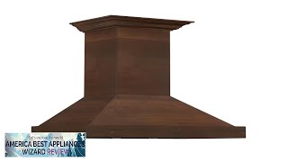 Wooden Wall Mount Range Hood in Walnut Includes Motor ZLINE 30 Review [upl. by Rausch793]