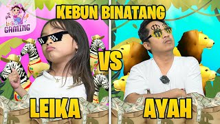 KEBUN BINATANG TERBESAR DI DUNIA PUNYA LEIKA 😱😨 ZOO PARK TYCOON ROBLOX INDONESIA [upl. by Alikahs371]