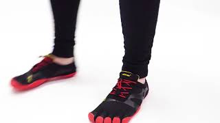 Shuperb™ Vibram Fivefingers KSO EVO Mens Training Shoes BlackRed [upl. by Trillby]