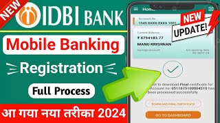 IDBI Mobile Banking Registration 2024  How to activate mobile banking of idbi bank  ssmsmarttech [upl. by Eniad640]