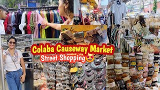 Colaba Causeway Shopping  Best Street Shopping Market of Mumbai 🛍 👌 [upl. by Saimerej]