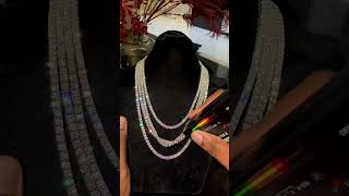 I SPENT 1800 ON ALL 4 Moissanite Diamond Tennis NECKLACE [upl. by Orman]