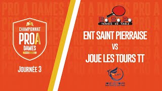 PRO A DAMES  J3  ENT SAINT PIERRAISE vs JOUE LES TOURS TT [upl. by Akenom758]