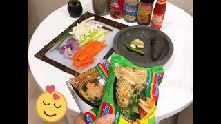 افضل واطعم اندومي بالخضار BEST AND FAST INDOMIE RECIPE with vegetables [upl. by Hilar]