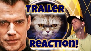 ARGYLE  TRAILER REACTION Henry Cavill Dua Lipa John Cena Bryce Dallas Howard Sam Rockwell 224 [upl. by Barth75]