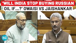 Jaishankar Sets The Record Straight After Owaisi’s Query On Indians Stuck In Russia  Watch [upl. by Corel]