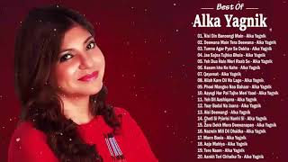 Latest Bollywood Hindi Songs of ALKA YAGNIK Heart Touching Hindi Sad Song Alka Yagniks Best Songs [upl. by Ahsiuqram]