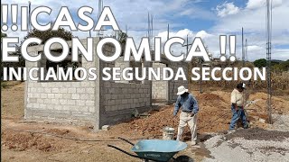 CASA ECONOMICA PROGRESIVA INICIANDO CIMENTACION EN SEGUNDA AMPLIACION [upl. by Monson647]