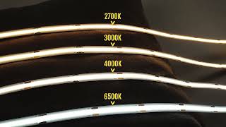 led strip lights 105C High Temperature Flex silicone Heat Resistant 24V Dimmable LED COB light bar [upl. by Meara]