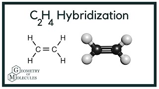 C2H4 Hybridization Ethylene [upl. by Illak]