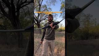 Budget bow hunt bowhunting survival longbow recurve cheapbow camping [upl. by Eelah]