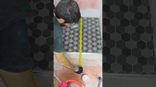 Shower Glass Tip for Curbless Showers  shorts homerepairtutor brandpartner [upl. by Neehsuan]