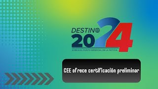 CEE ofrece certificación preliminar [upl. by Esorlatsyrc]