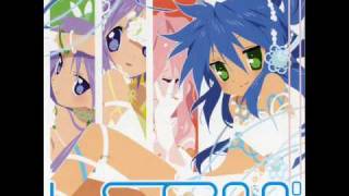 Lucky Star Gravity Techno Remix Version JAM Project from 06 Kumikyoku Lucky Star Douga [upl. by Ahsinan16]