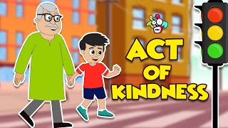 Act of Kindness  Kindness  Animated Stories  English Cartoon  Moral Stories  PunToon Kids [upl. by Wynne]