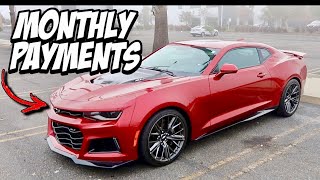 How Much I Pay For My Camaro ZL1 At 22 Years Old [upl. by Aramo784]