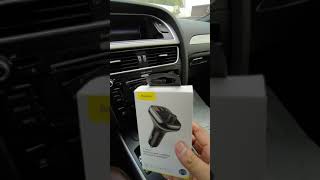 Audi A4 2015  Bluetooth Music Option  Baseus Car FM Transmitter [upl. by Bigner699]