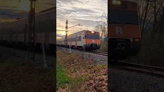 Rodalies R1 S447 Paso a nivel 🚧 Jalpí 🚧 trains railway trens trainshorts [upl. by Galliett]