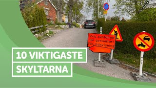 Ta Körkort  10 Vanligaste Skyltarna [upl. by Alliw575]