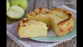 Torta Invisibile alle Mele  Torta cremosa tutta mele con Tante mele e pochissimo impasto [upl. by Asuncion]