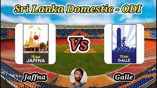 Jaffna vs Galle  Match 7  National Super League Limited Over Tournament 2024 [upl. by Bomke213]