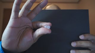 2Ct Moissanite Diamond Stud Earrings REVIEW [upl. by Neellek]