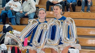 Stella Becker’s 1000th Kill vball volleyball kmhs kellenberg [upl. by Aniri]