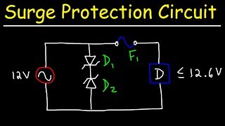 High Voltage Surge Protection Transient Suppressor Circuit Using Zener Diodes amp Fuses [upl. by Steen]