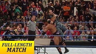 FULLLENGTH MATCH  SmackDown  The Rock vs Dudley Boyz  Tables Match [upl. by Enoyrt895]