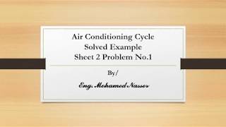 Air conditioning cycle [upl. by Agna317]