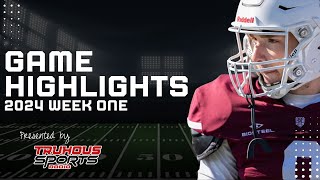 2024 OPENING DAY SAULT STE MARIE HIGH SCHOOL FOOTBALL HIGHLIGHTS [upl. by Revilo]