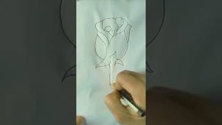 How to drawing rose art [upl. by Aggappora]