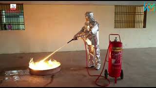 How to use Mechanical Foam 45 liters Fire extinguisher 20A 233B [upl. by Mcnamee323]