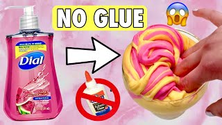 TESTING NO GLUE SLIME RECIPES 😱🤨 How to Make Slime WITHOUT Glue and Activator Easy DIY Slime [upl. by Belvia657]