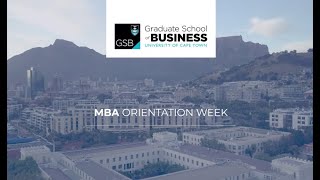 UCT GSB Orientation for 2019 MBA candidates [upl. by Fia]