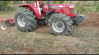 tractor Massey Ferguson 4309E nuevo trabajando su primer día [upl. by Naillimixam]