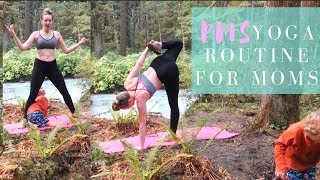 PMS Yoga Routine for Moms [upl. by Cherrita]