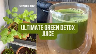 Full Video 🌿💚 Ultimate Green Detox Juice for Boosting Immunity amp Digestion 💪🍋 [upl. by Ecnal]